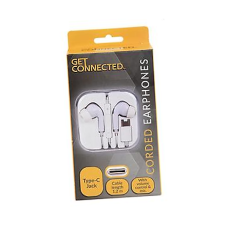 Earphones with Microphone and Volume Control - Type C